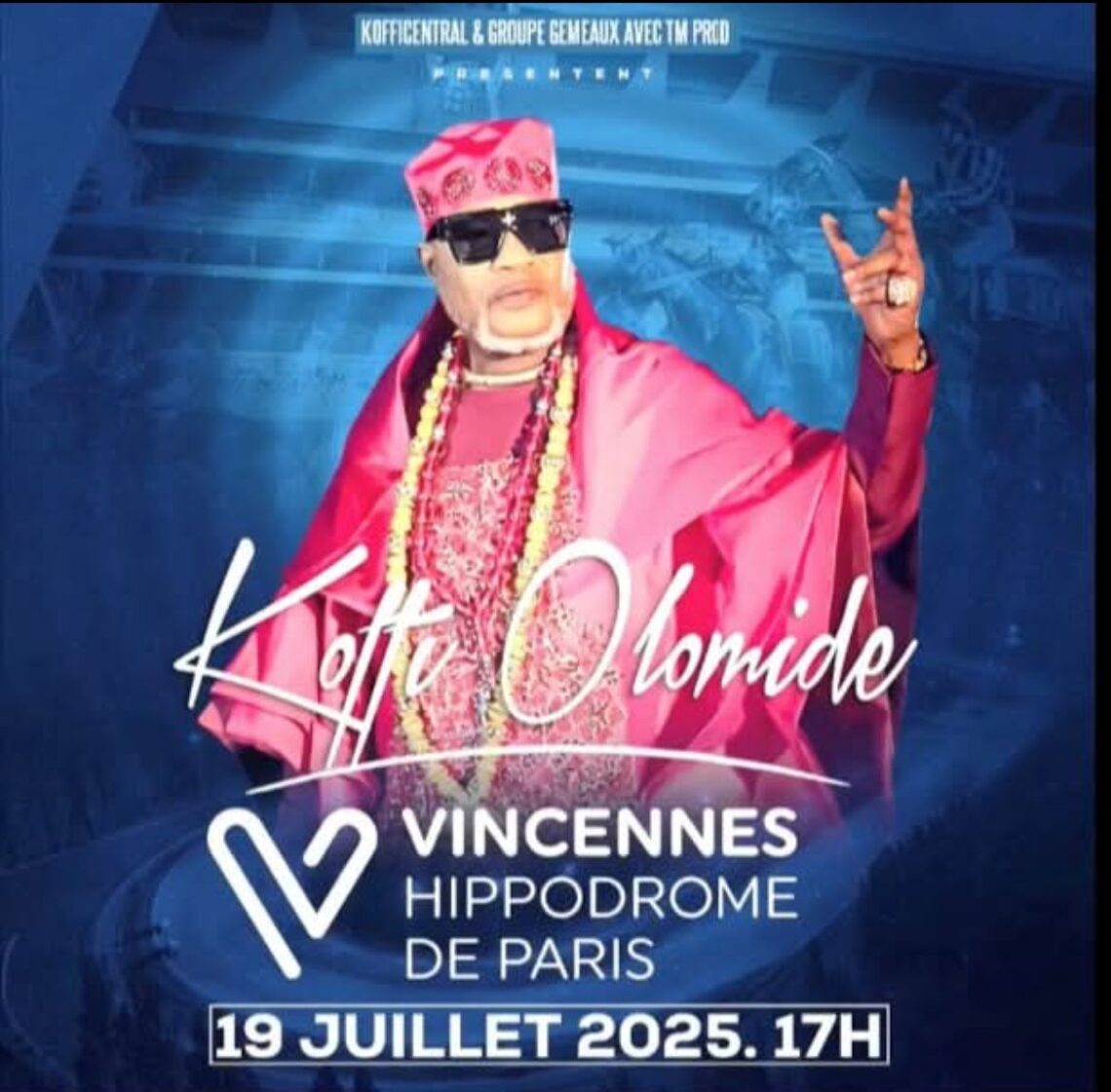 Musique: Vingt-cinq ans après Bercy ( actuel Accor Arena), Koffi Olomide annonce un concert historique ce 19 juillet à l’hyppodrome de Vincennes, France